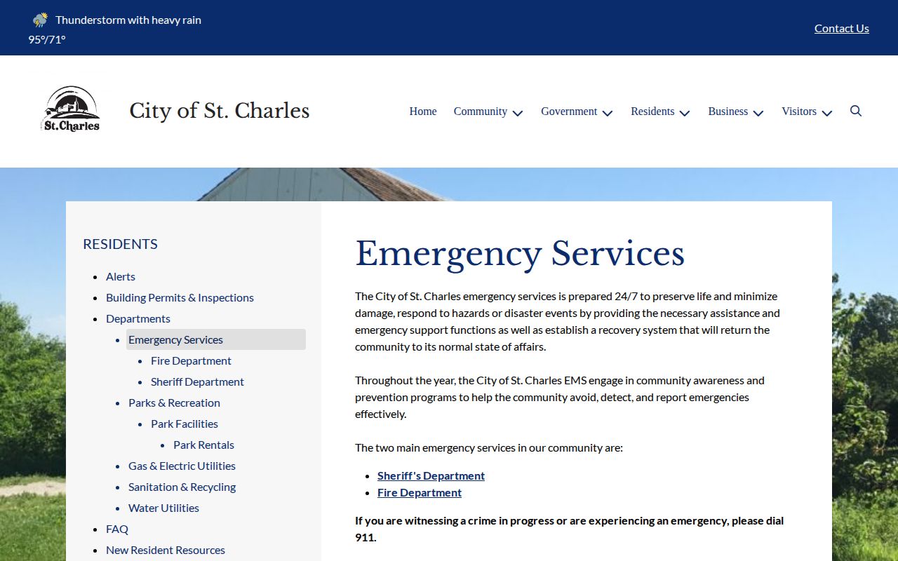 St. Charles sheriff-policed arrest enforcement source